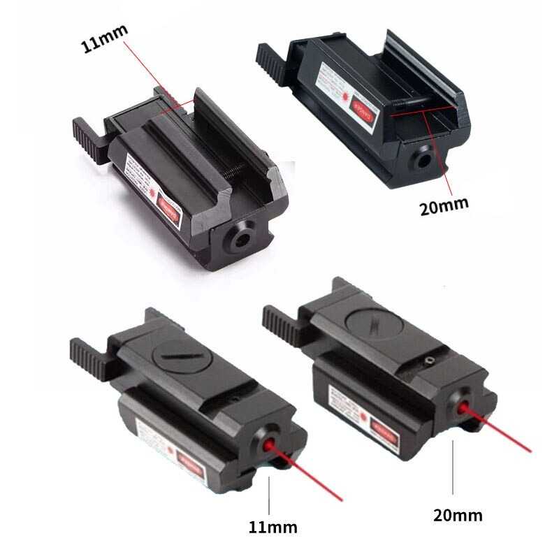 PROMO Red Dot Laser Sight Gun Airsoft Rifle Pistol TGPUL Tactical laser merah Hijau laser sight laser airsoftgun - LS15 Rail Adapter 11mm 7RLP03RE 7RLP04RE