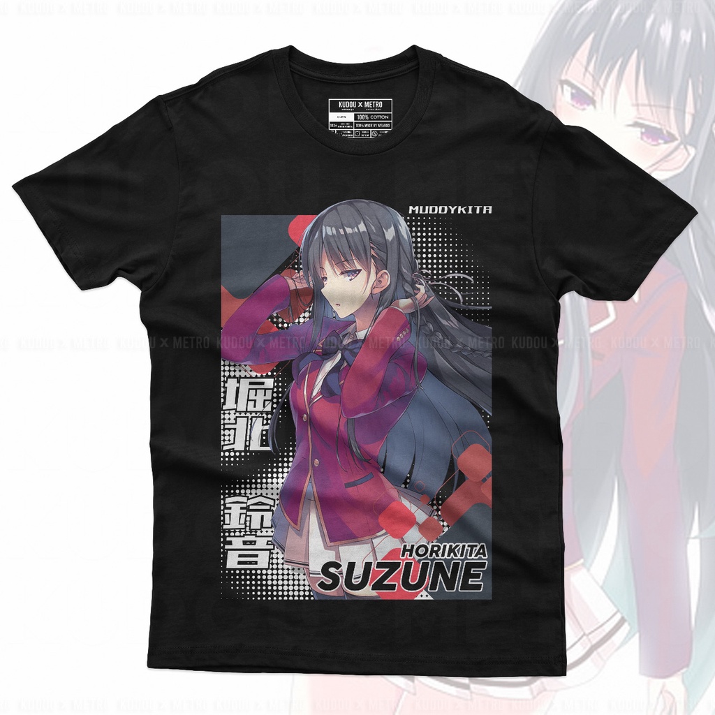 Tshirt Suzune Horikita Youzitsu Anime Manga Character Unisex