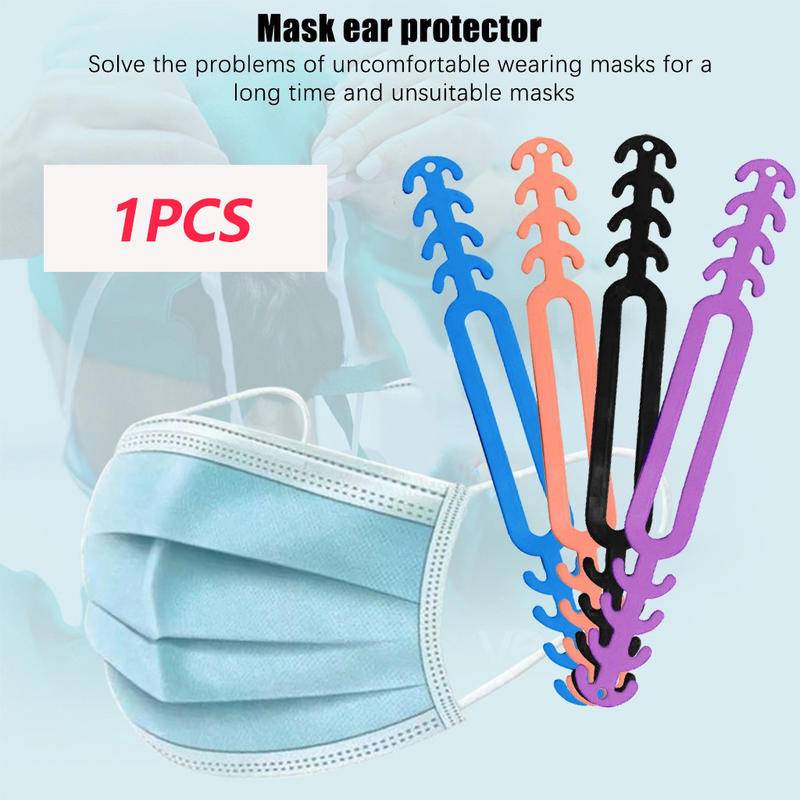 1pc Strap Extension Tali Masker Kait Telinga Adjustable Anti slip Warna Acak