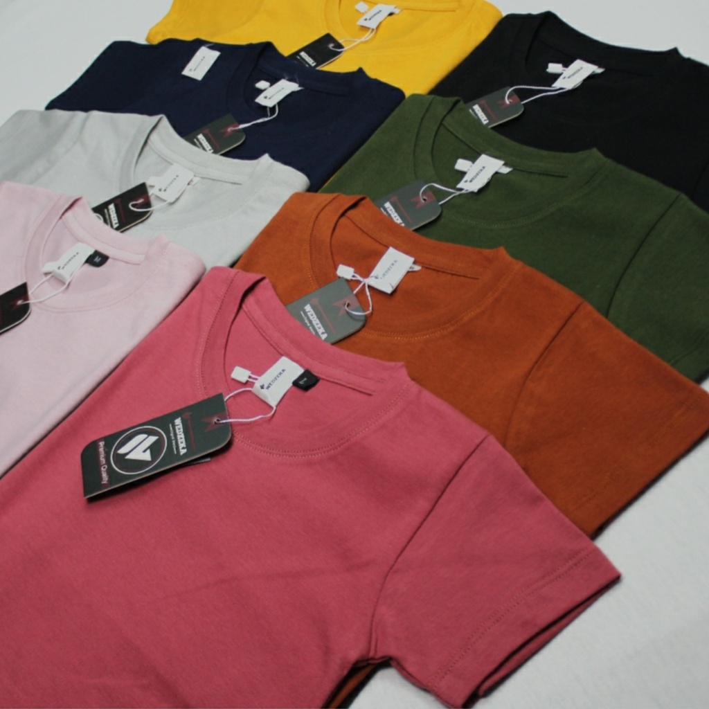 Kaos oblong cotton combad/T shirt pria,wanita Unisex/Atasan lengan pendek polos premium size s spd Big size