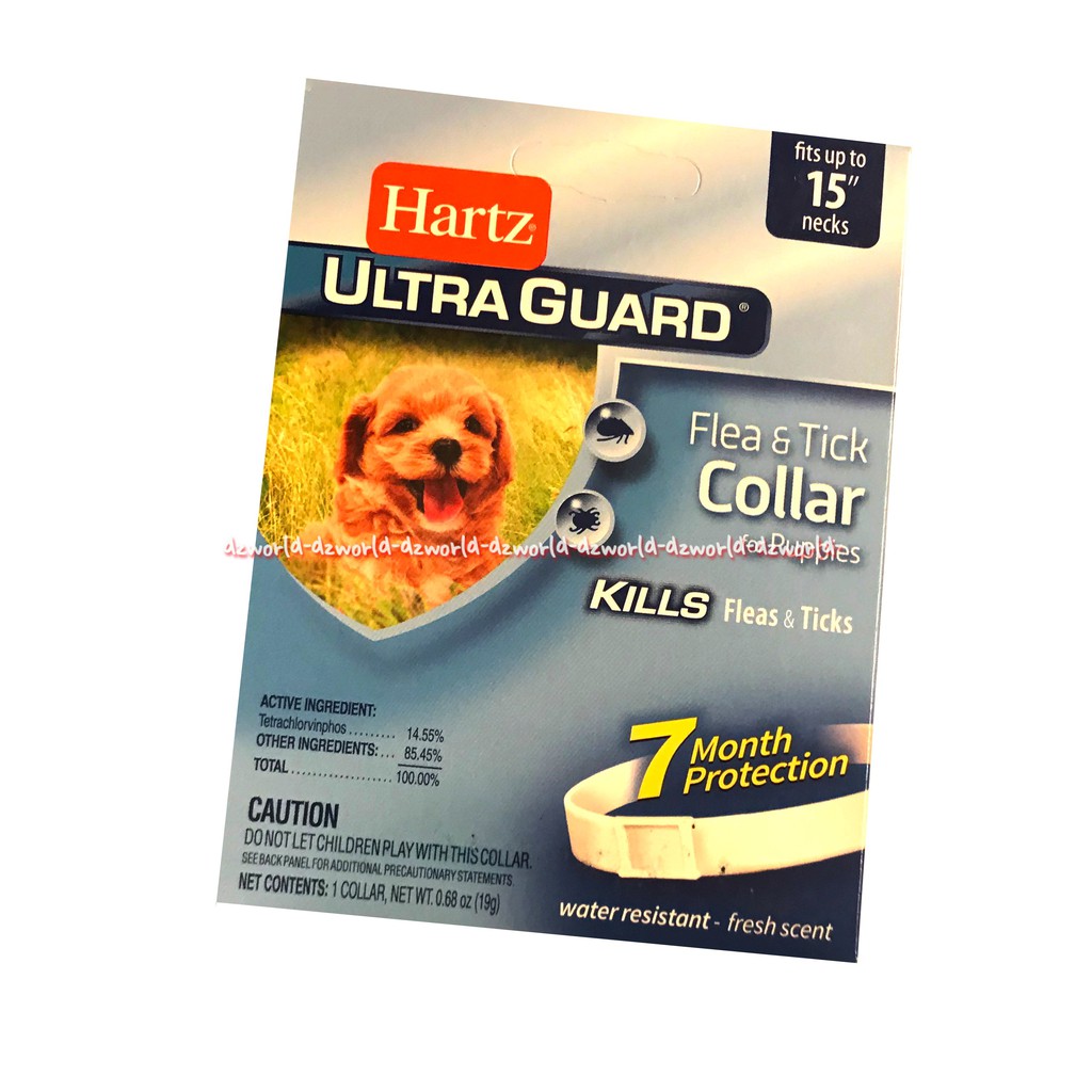 Hartz Ultra Guard Kills Flea &amp; Ticks Collar Obat Kutu Anjing Hart Ultra Guard Kalung Kutu Doggie Harts Ultraguard