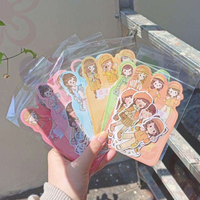 

20 Pcs Girls Stickers (Tomboy & Feminim Outfit)