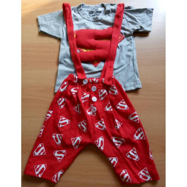 Setelan baju anak laki laki jumper overall