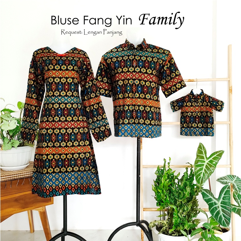 Bluse Fang Yin Lengan Panjang | Baju Keluarga | Seragam Imlek | Kemeja Imlek | Baju Imlek |baju imlek anak dan dewasa terbaru baju imlek keluarga dress imlek murah cheongsam anak dan dewasa murah