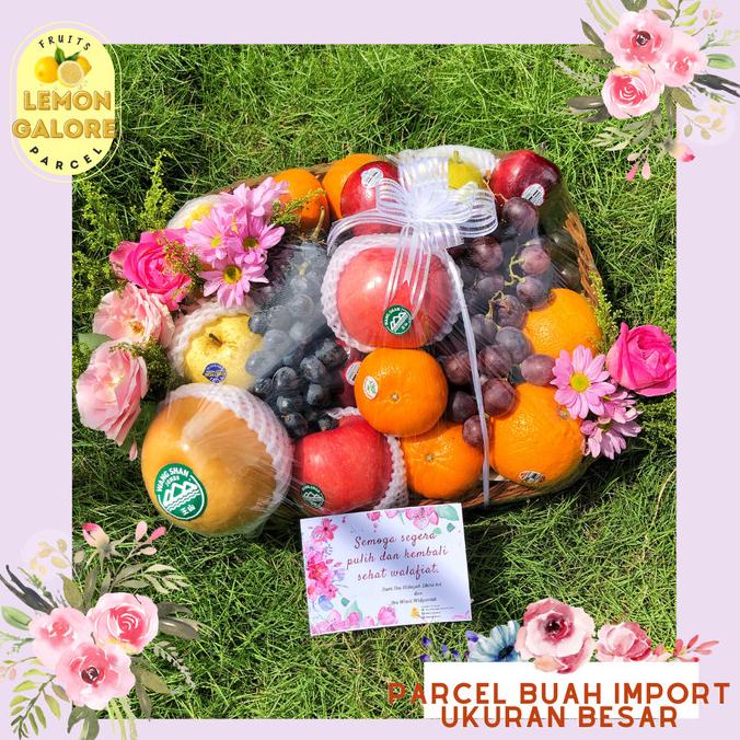 

PARCEL BUAH FRESH IMPORT/BUAT HADIAH/ORANG SAKIT COVID/FREE UCAPAN DFDF546563