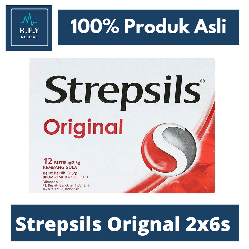 Strepsils Original 1 Box isi 12