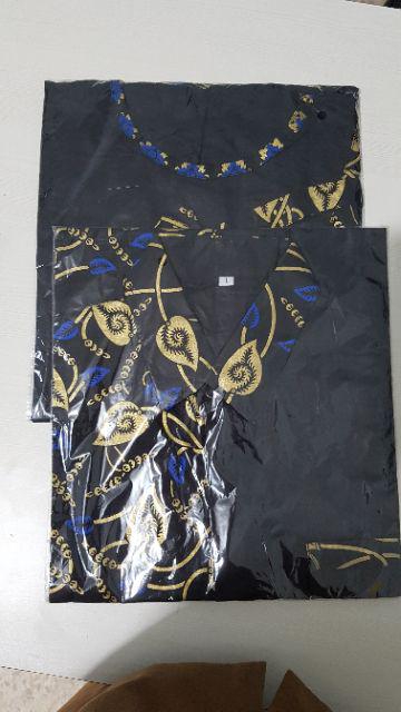 Baju Couple Maura Couple - Sania Ruffle Batik Couple Ori Ndoro Jowi Dnt Bajubatik | Bajucouple M L X