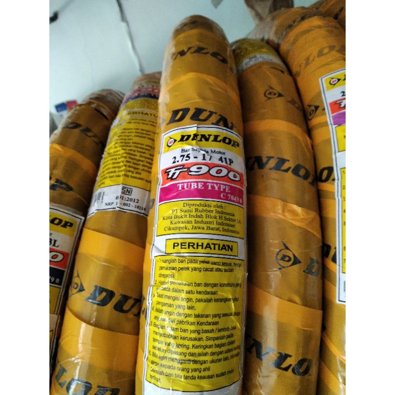 ban dunlop 275 17