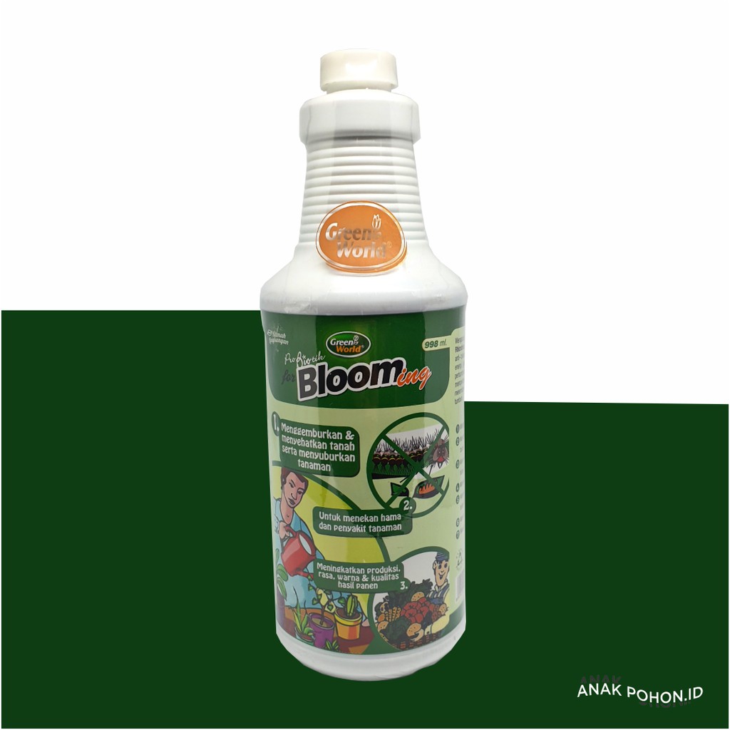 ProBiotik for Blooming - Pupuk Organik Cair untuk Nutrisi Tanaman - GREEN WORLD - 1 LITER