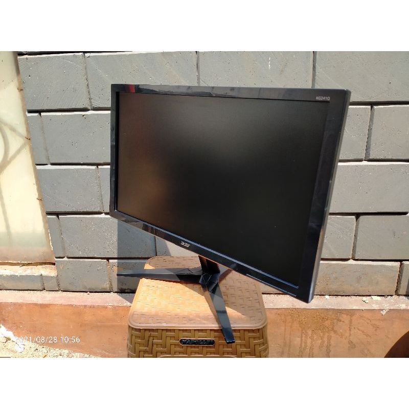 MONITOR LED ACER BACKLIGHT KG24Q 24 INCI RESOLUSI FULL HD HDMI MULUS