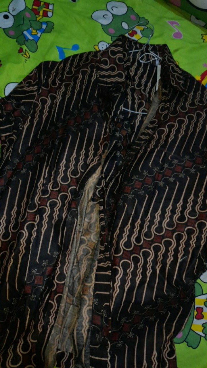 Couple Batik Ayah Anak Motif Seno Jarum Size Anak Terlengkap