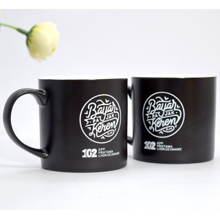  Mug Hitam Custom  BUKAN BUNGLON MAGIC Shopee Indonesia