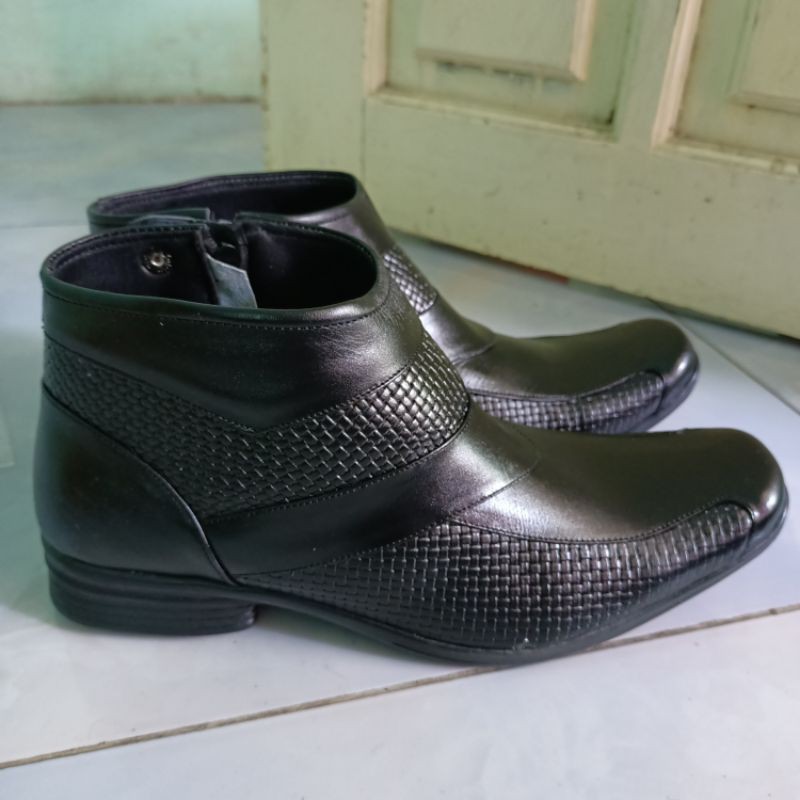 Sepatu pdh kulit asli pantofel fantovel kulit asli nyaman dipakai