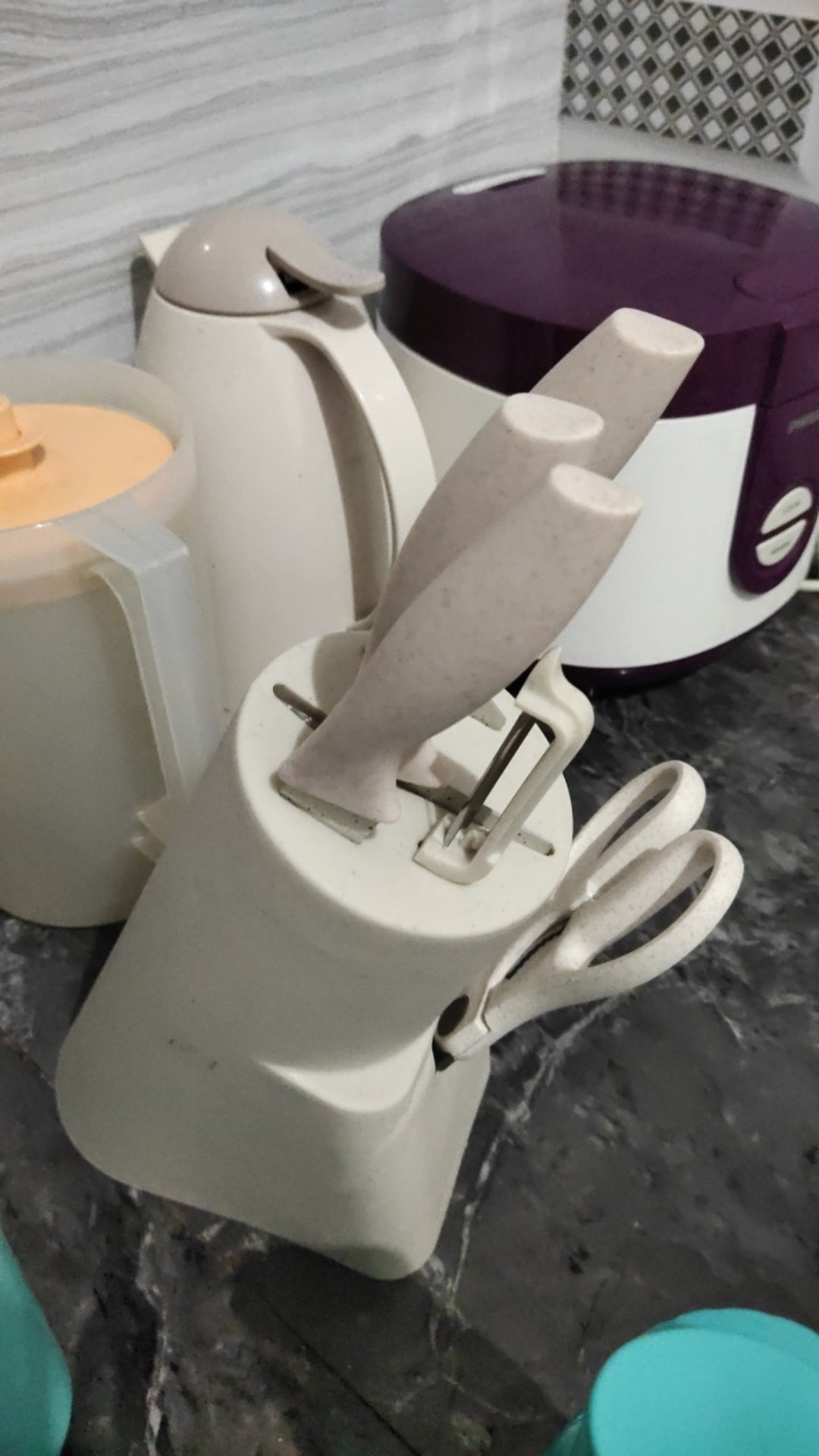 Kitchen Knife Set / Pisau Tatakan Pengupas Gunting Dapur Set