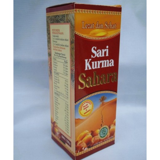 Sarikurma SAHARA 330gr ( Sari Kurma ) | Meningkatkan Stamina | Menambah Nafsu Makan &amp; DBD