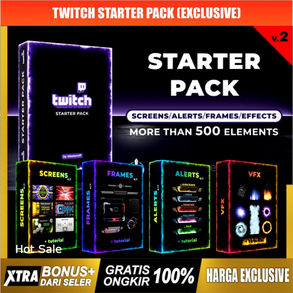 Twitch Starter Pack  - After Effects Project Files