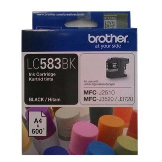 BROTHER LC 583 BK MFC J2510 MFC 3520 3720