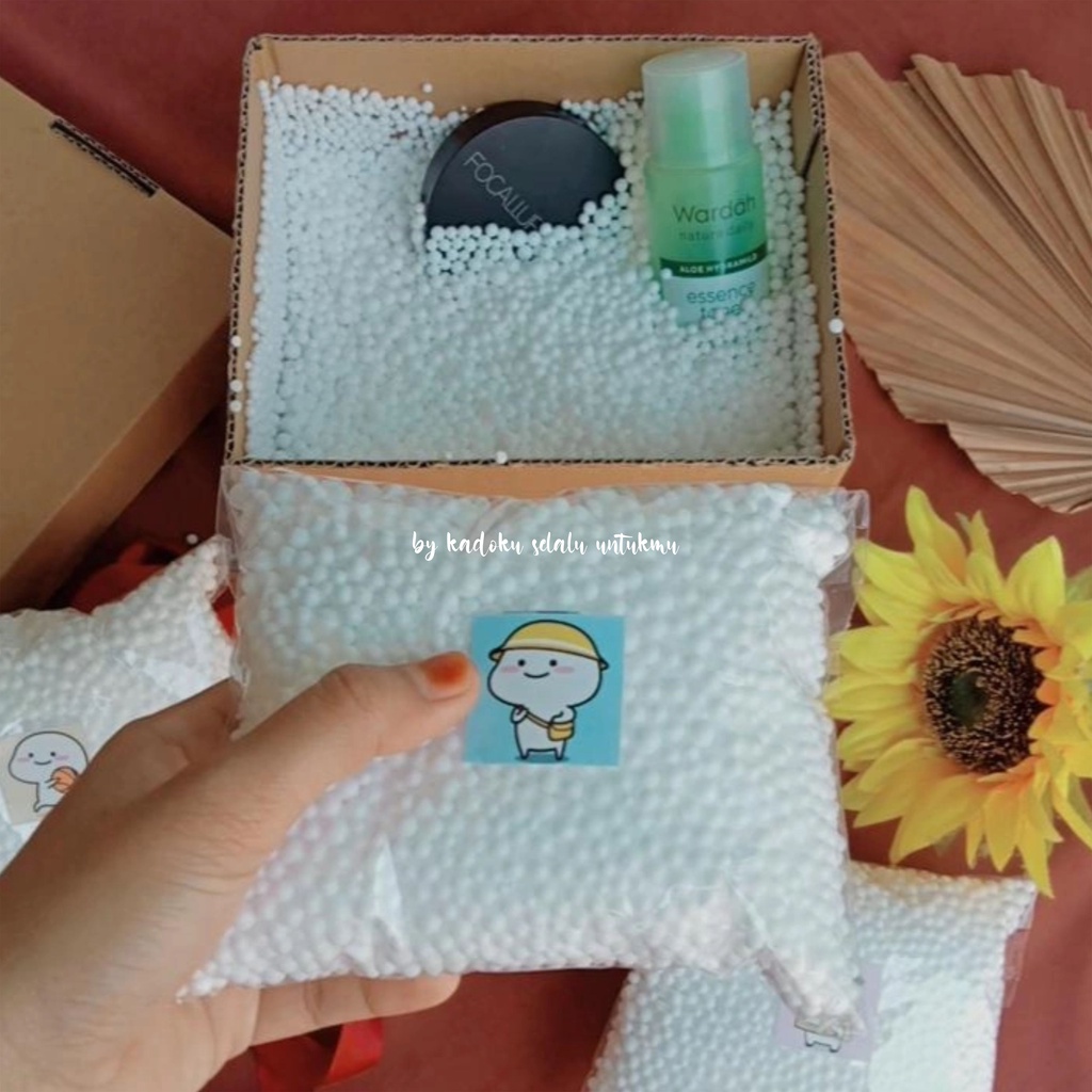 BUTIRAN STYROFOAM 5gr - ISIAN HAMPERS - ISIAN BOX KADO - KOTAK KADO - STYROFOAM