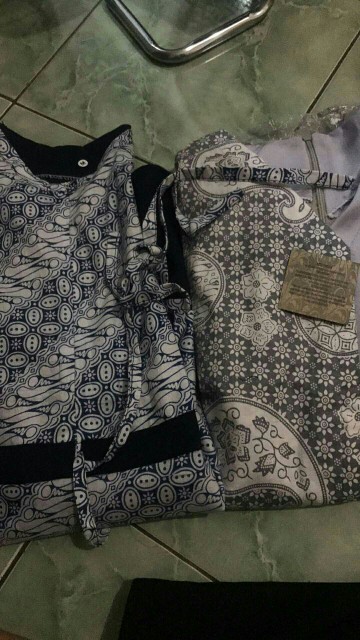 Batik Wanita Asj Sa Hrb026 Kenongo Kemeja Tosca Pendek Size M L Xl