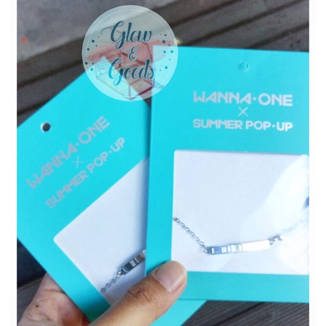 Bracelet wanna one popup store Minhyun