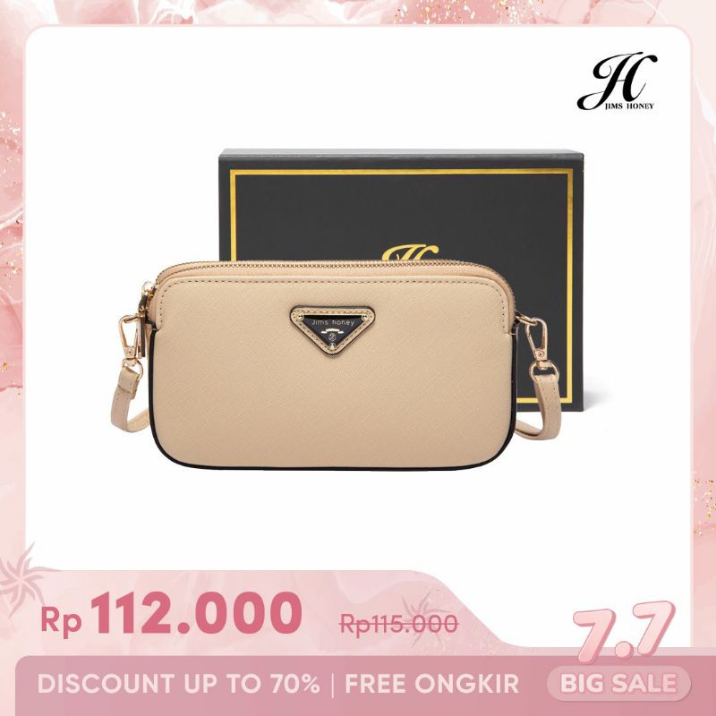 Milea Plus Tas Selempang Wanita Jims Honey Original Free Box realpic cod Kado official Store