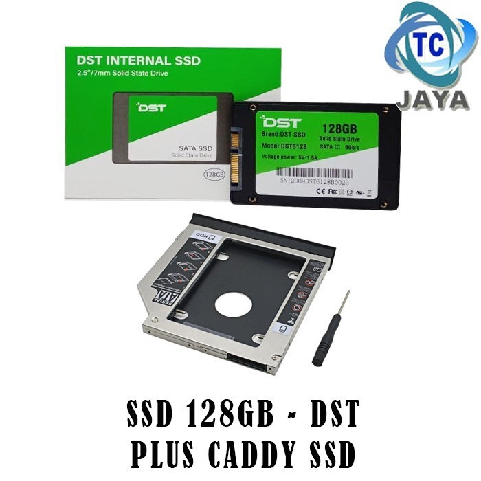 SSD 128GB - MERK DST Plus CADDY SSD 9.5mm slim