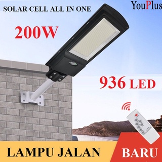 Jual LAMPU JALAN PJU SOLAR 200W TENAGA MATAHARI / LAMPU JALAN SOLAR LED