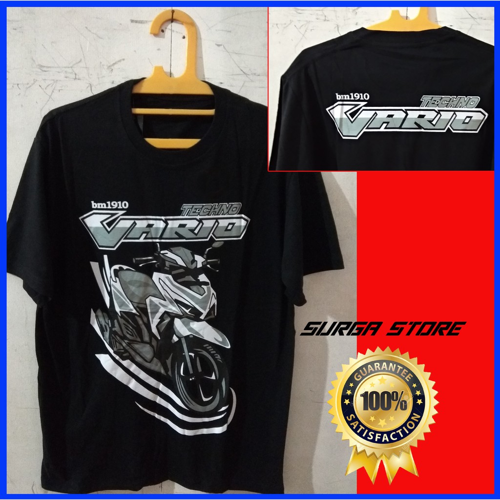 Kaos Baju Distro Murah Motor Honda VARIO TECHNO Drag Racing Balapan