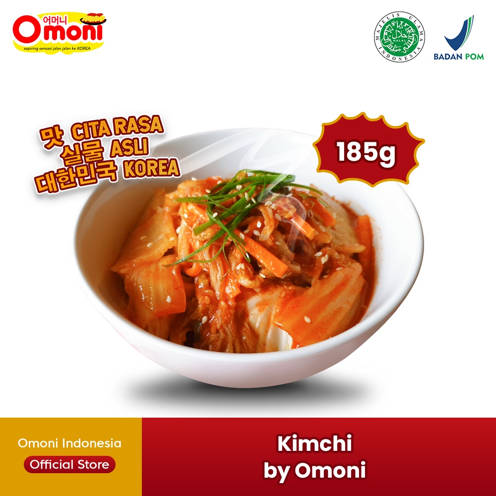 

Kimchi Halal Omoni 185g Cokok untuk Pendamping Makanan Utama