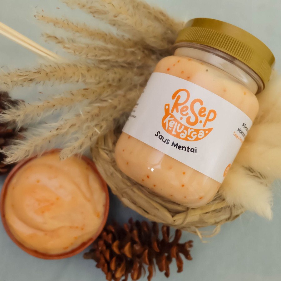 

Saus Mentai/Saus Mentaiko /Saus Salad/Saus Mayonaise/Saus Salmon Saus/Saos Mentai/180 gr/Sambal Resep Keluarga