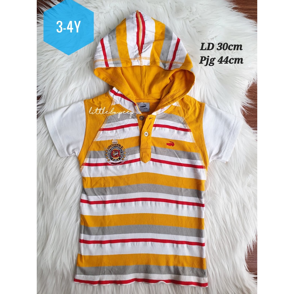 Kaos Crocodile Hoodie Anak Laki preloved - baju anak / baju anak laki / kaos hoodie anak laki / atas