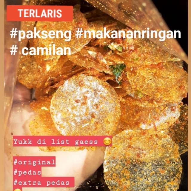 

Pakseng /beledag /seblak kering / pikca,gurih renyah