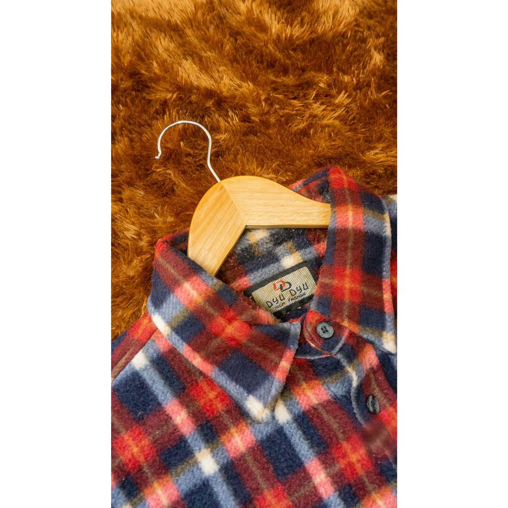 Dyu Dyu Flannel Red and Blue tiles