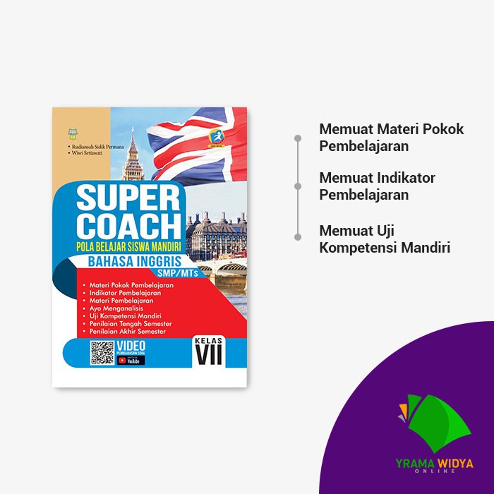 Yrama Widya - Buku Super Coach Bahasa Inggris SMP/MTs Kelas VII-1