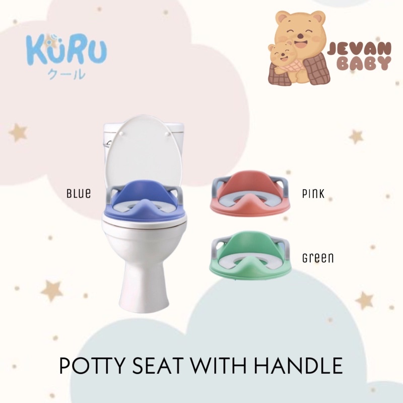 Kuru Baby Potty Seat with Handle / Alas Potty Training Anak