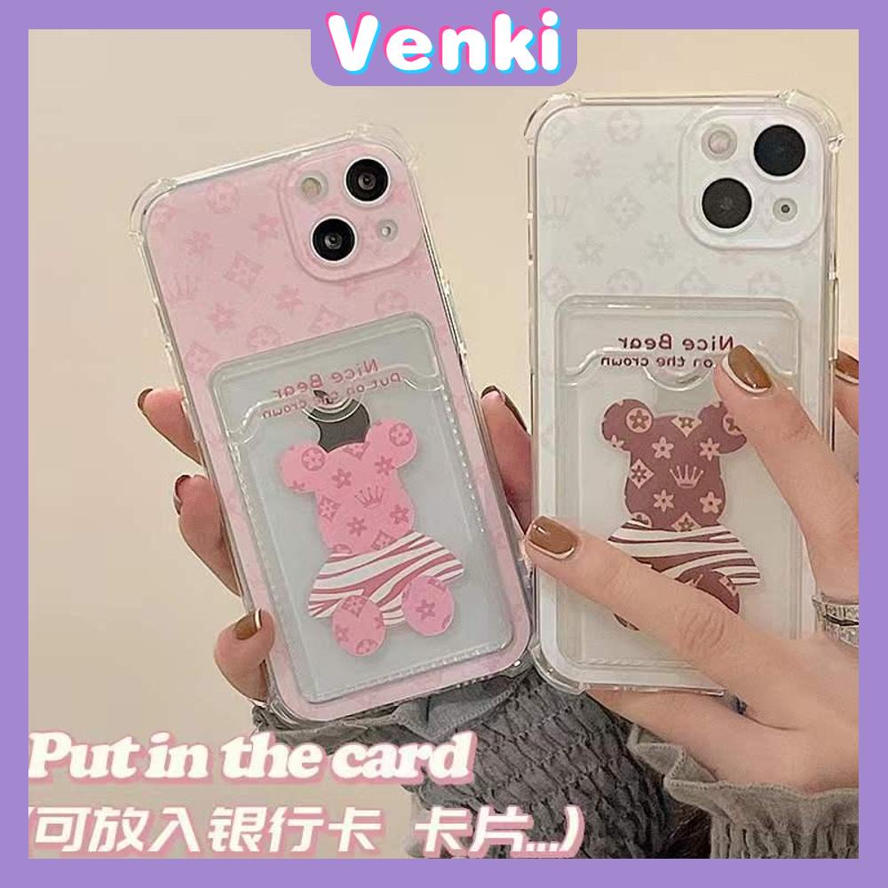 Casing Silikon Iphone 13 Pro Max 12 Pro Max 11 Pro Max 7 Plus Xr Xs Max Shockproof Gambar Kartun Beruang Lucu