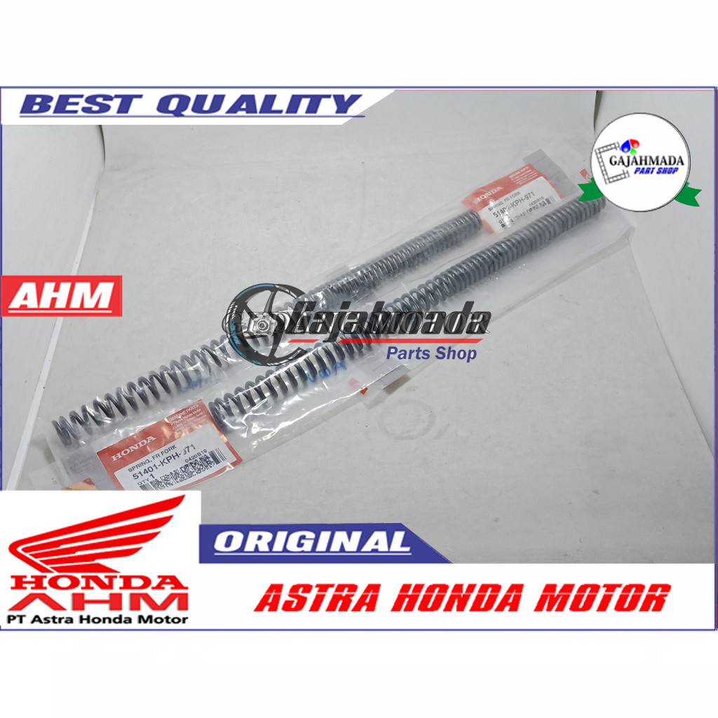 PIR PER SHOCK DEPAN SUPRA X 125 KARISMA SUPRA FIR NEW ASLI AHM KPH ORIGINAL HONDA