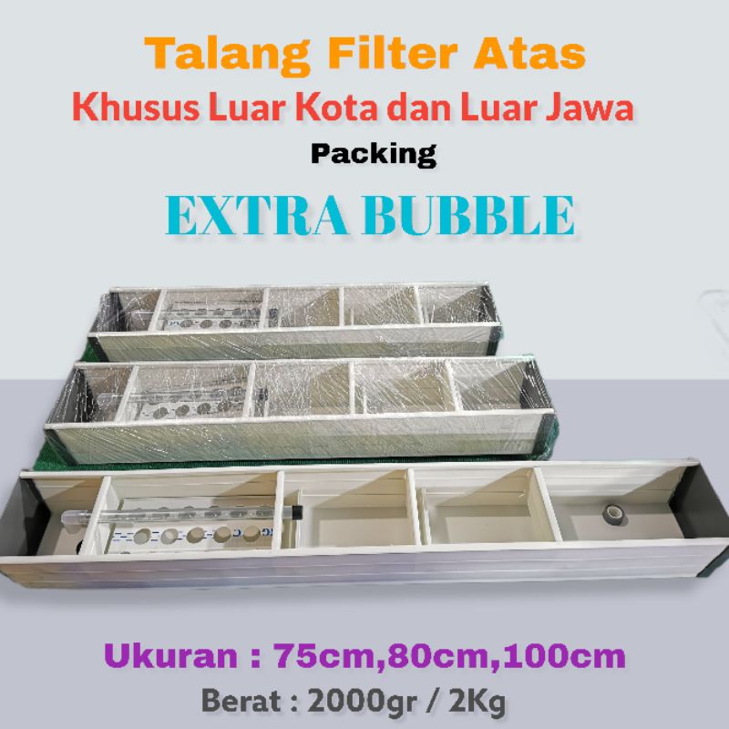 Filter Talang / Talang Filter 75-100Cm / Top Filter Talang Aquarium / Box Filter Aquarium