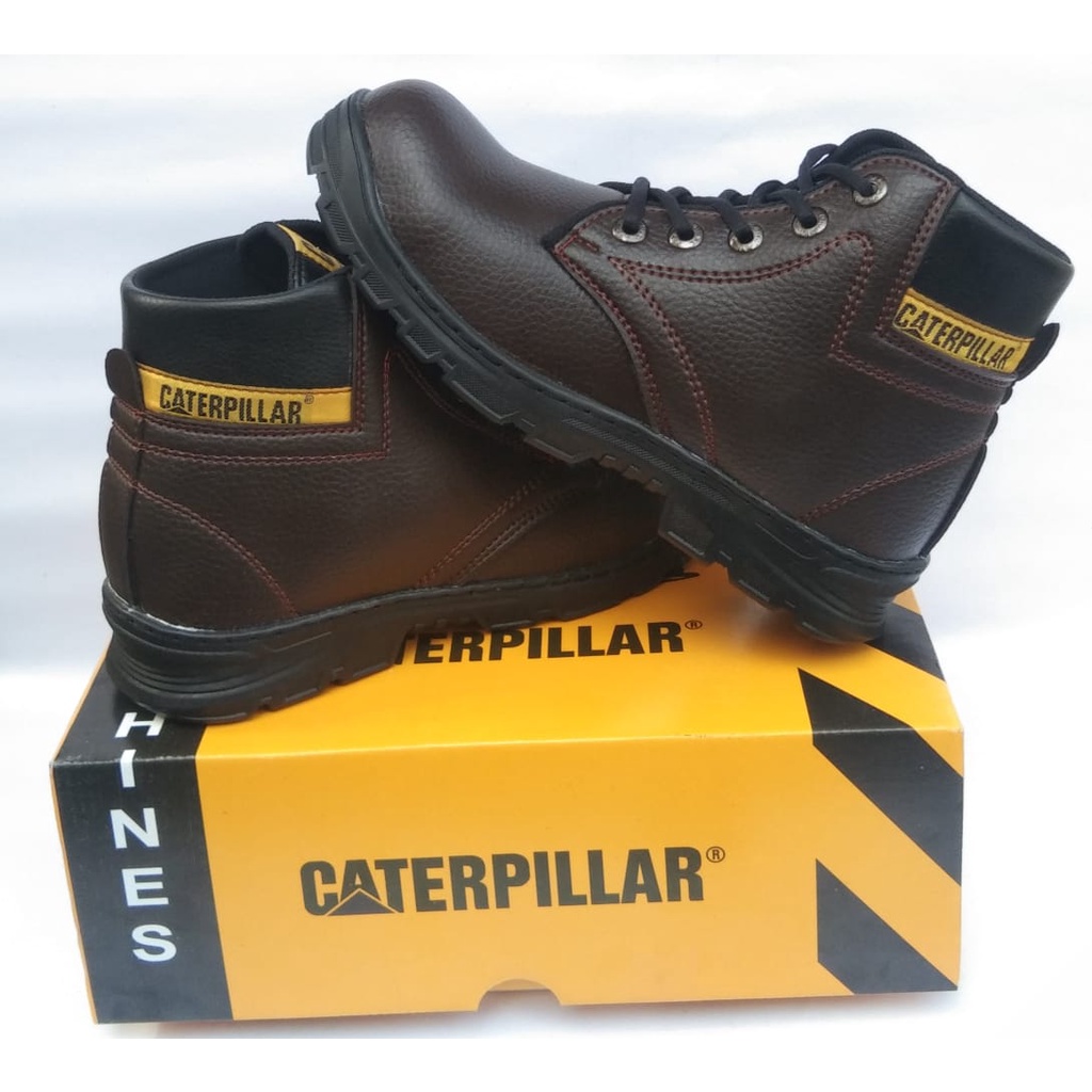 Sepatu Safety Boot Pria Sneaker Caterpillar Septi But Sepatu Bot Septi Sepatu Sevti Pria Proyek Kerja Out Door ujungbesi