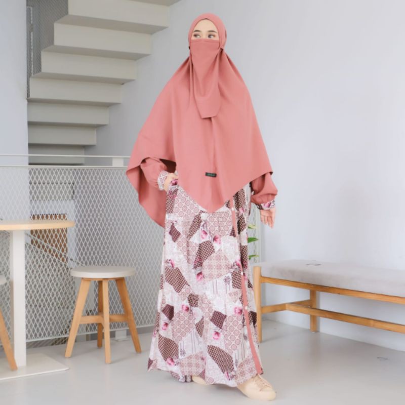 READY GAMIS AFNI SET RAYON BY MUMTAZ HIJAB(TANYAKAN STOK DL)