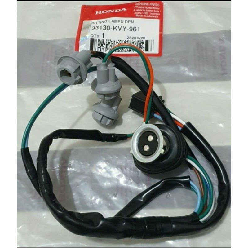 Fitting Fiting Lampu Depan Soket Lampu Depan Beat Karbu KVY