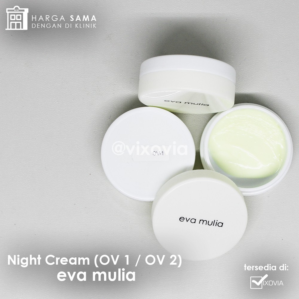 Night Cream Krim Malam Ov 2 Eva Mulia Shopee Indonesia