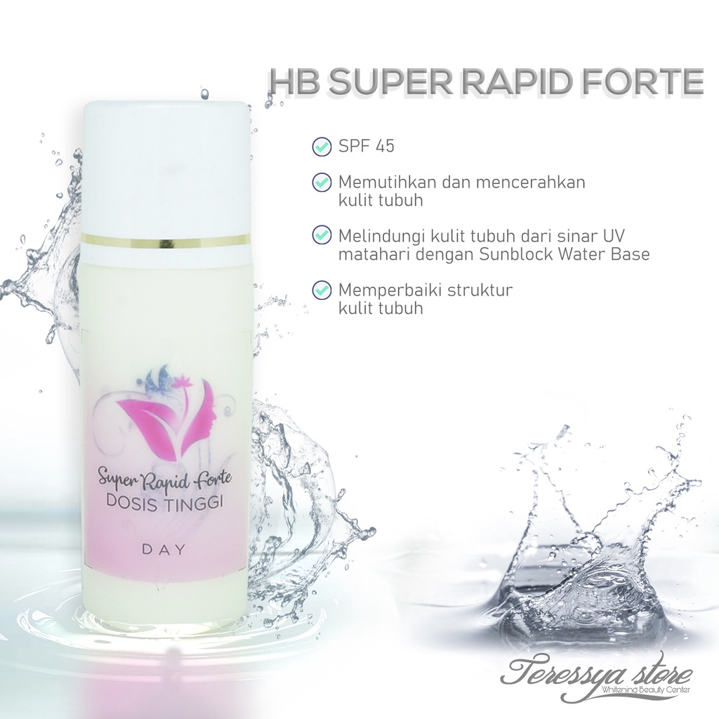 HANDBODY PEMUTIH SUPER RAPID FORTE LOTION DOSIS TINGGI/ HB EXTRA WHITENING