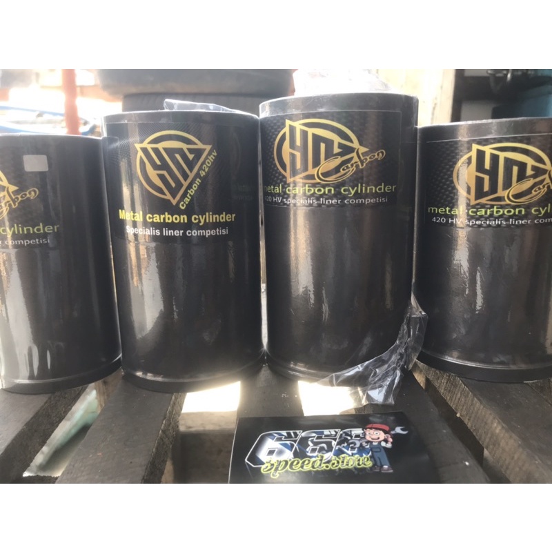 liner boring karbon yn carbon 65 74 76 82 87 mm spesial kompetisi harian touring balap 4Tak gl mp ti