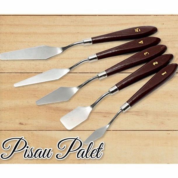 

Painting Knife Set. 5 Pcs. / Pisau Palet. / Pisau Lukis.