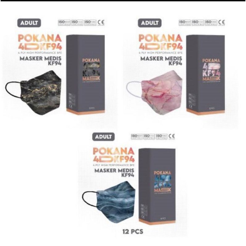 Pokana 4D KF94 Mask isi 12