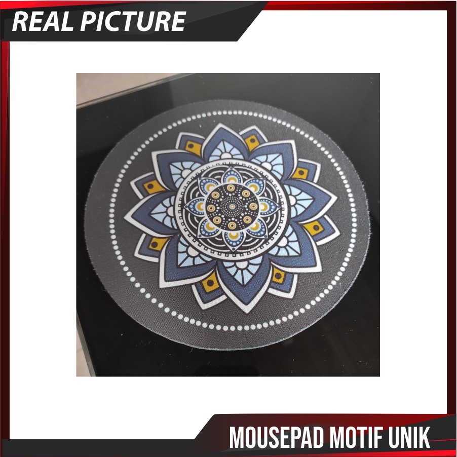 VINTAGE MOUSEPAD Comfast Mouse Pad Bulat Anti Slip Vintage Bohemian 200mm Original