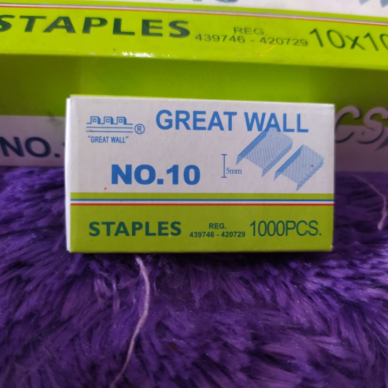 

Isi Staples kecil no 10 Great Wall