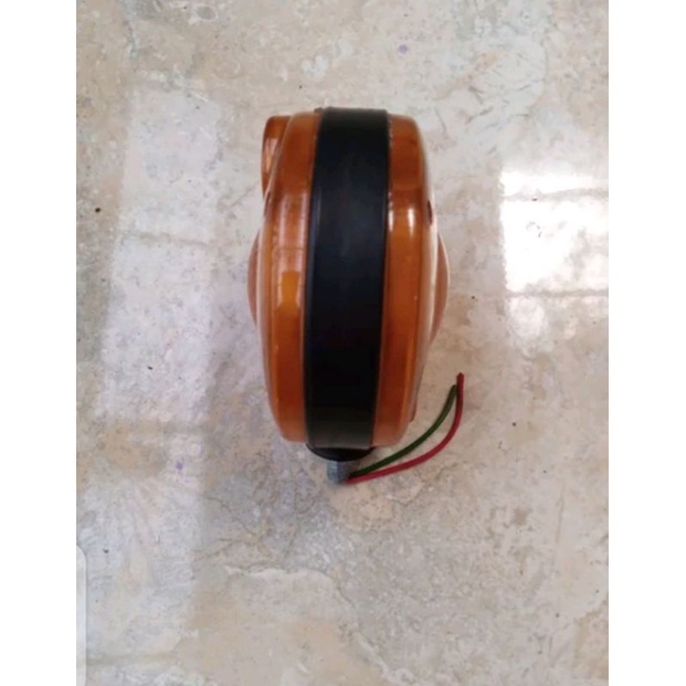 lampu mobil jadul antik warna orange