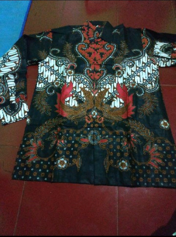 Size M L Xl Bswart Batik Hrb026 Kenongo Hem Pendek Padi Pekalongan M L Xl Batik